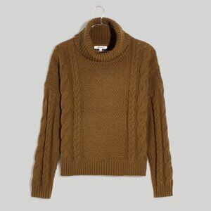Cable Turtleneck Sweater
